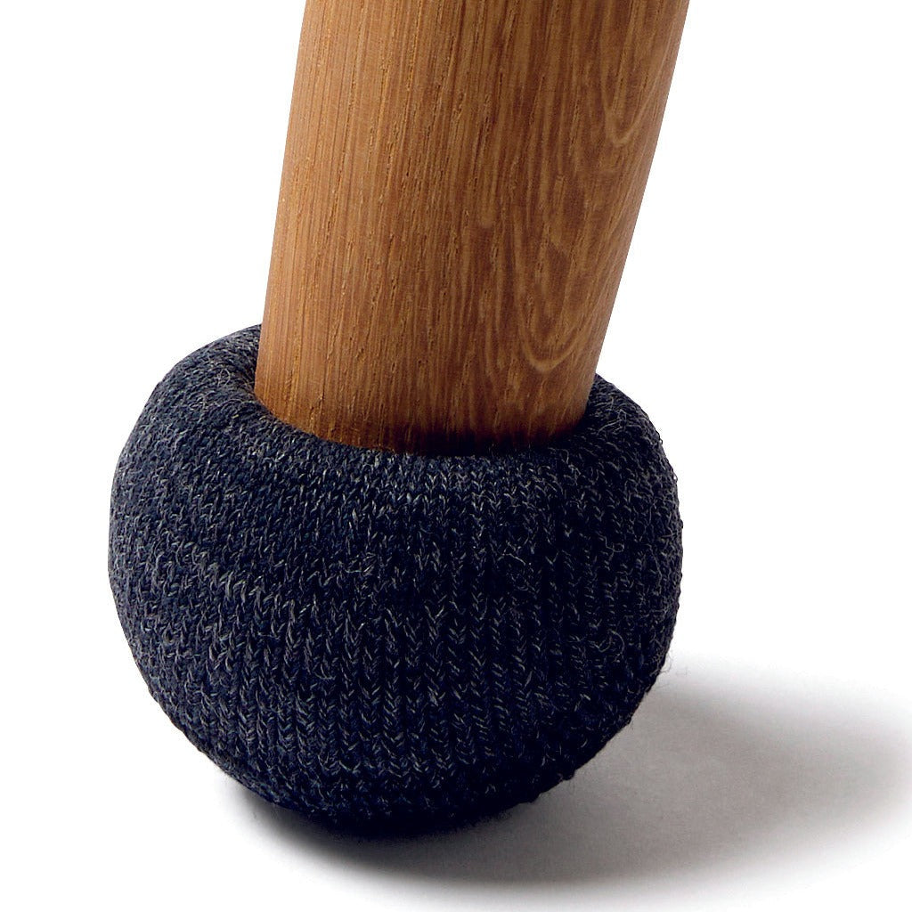Patins de chaise anti-bruit anti-rayures Silent Socks® Original – Dark grey  – LAPADD
